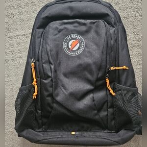 NWT** Gatorade Black & Orange Performance Backpack